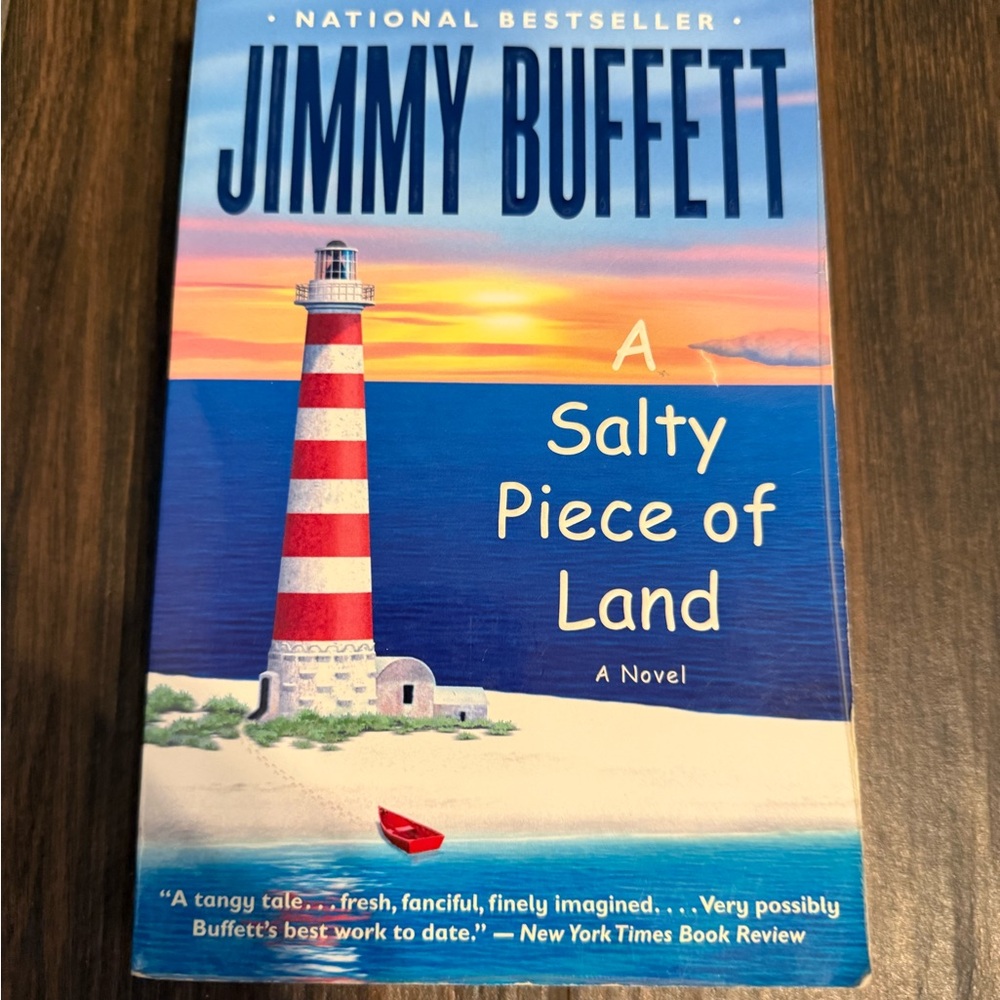 🪼 A Salty Piece of Land Book by Jimmy Buffett